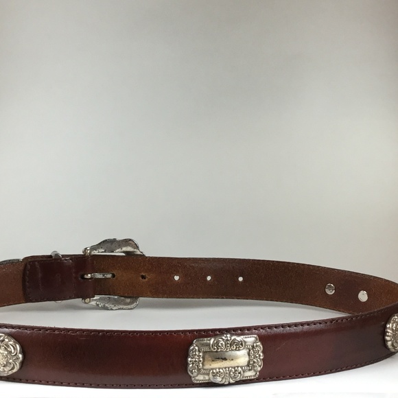 Fossil Leather Belt with Embellished hardware - Picture 7 of 8